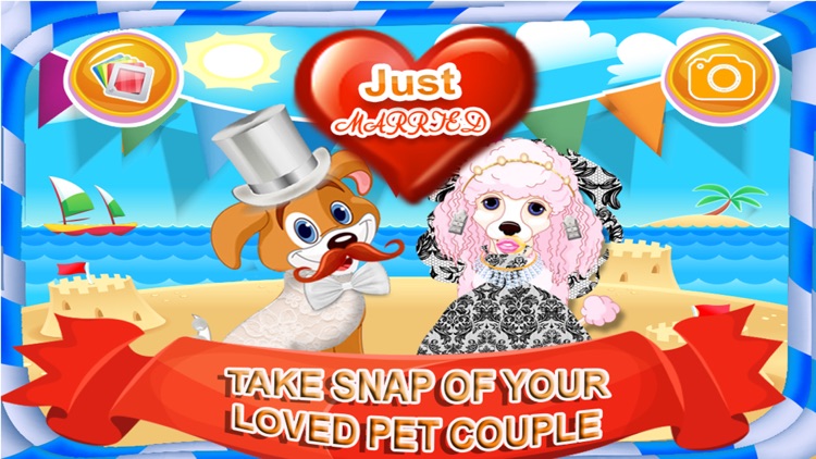 My Pets Wedding Salon Dressup - A virtual furry kitty & fluffy puppy marriage makeover game screenshot-4
