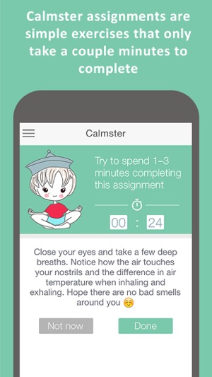 Calmster - Quick Help with Stress, Depression, Anxiety, PTSD(圖2)-速報App