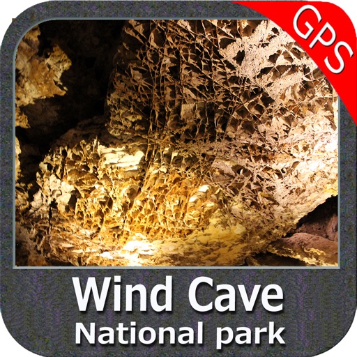 Wind Cave National Park - GPS Map Navigator