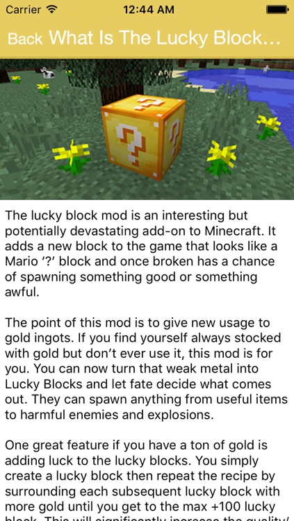 MineSkins Lucky - Lucky Block Mod Guide With Lucky Block Skins for Minecraft