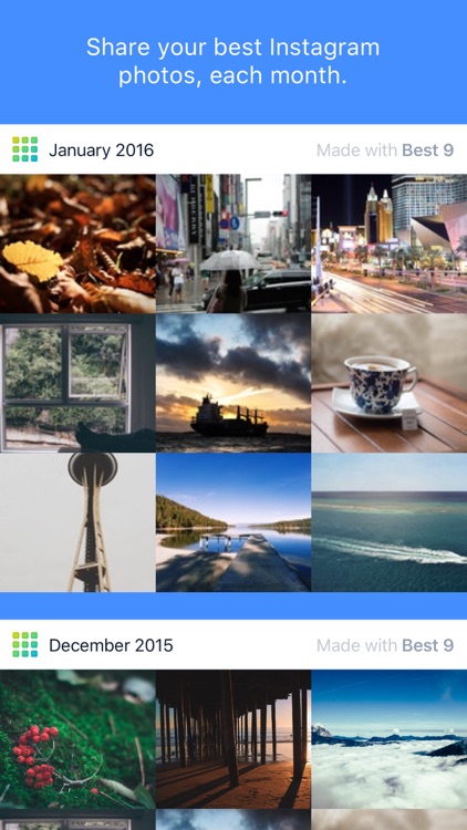 Best 9 for Instagram