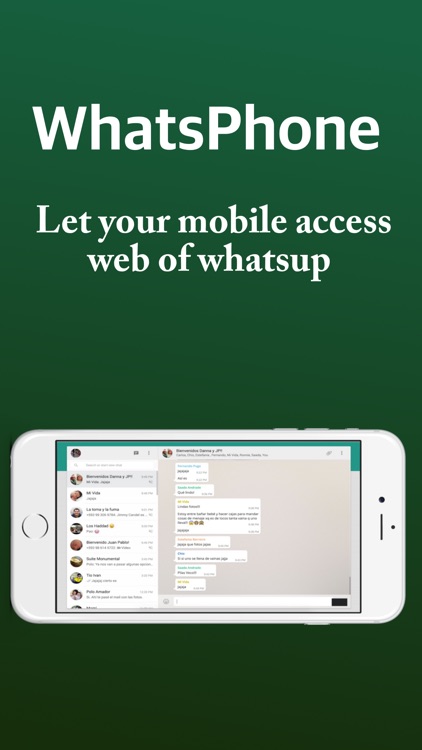 WhatsPhone- Messenger for iPhone & iPad - work for all Devices - instant messaging & social media client
