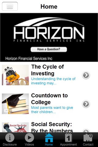 Horizon Financial Services screenshot 2