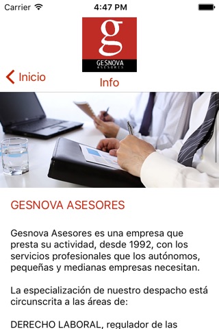 GESNOVA ASESORES screenshot 2