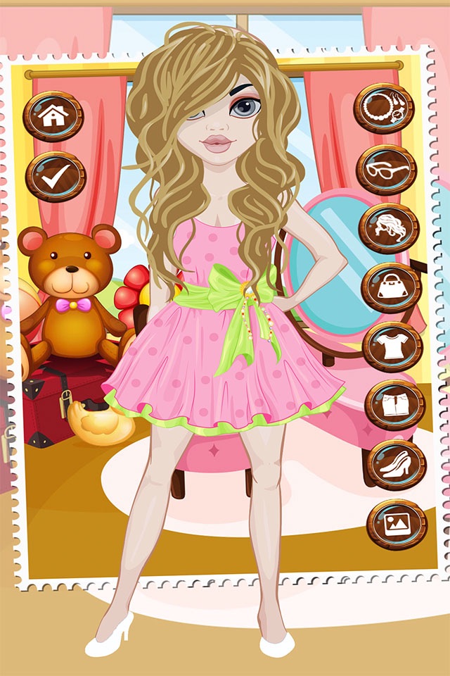 dress up games for girls & kids free - fun beauty salon with fashion spa makeover make up 3 screenshot 3