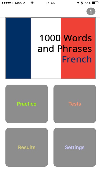 1000 Words and Phrases - French screenshot-0
