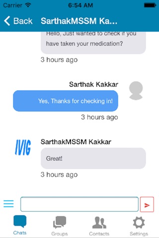 HealthFlo Messenger screenshot 2