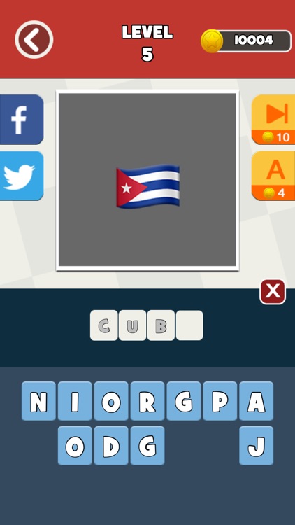 QuizPop Mania! Guess the Emoji Flags - a free word guessing quiz game screenshot-4