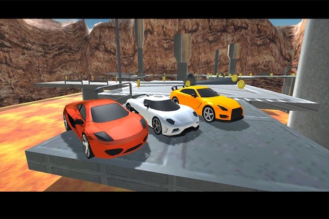 Hill Stunt Wheels 3D Speed Racing Car screenshot 2