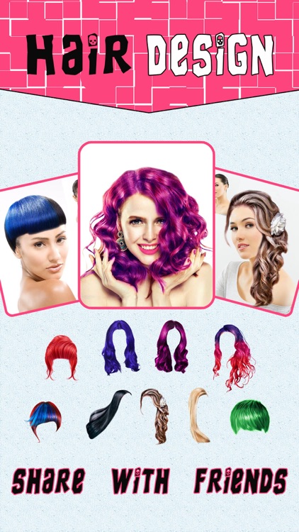 Girly Hair Design - Wig Salon to Change Hairtyle & Color screenshot-4