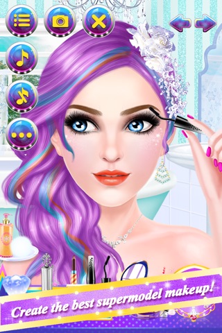 Supermodel Fashion: Beauty Stylist Salon - Spa, Makeup & Dress Up Girls Game screenshot 3