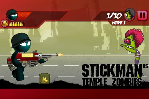 Stickman vs Temple Zombies screenshot 3