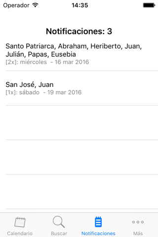 Catholic Calendar with notifications screenshot 3