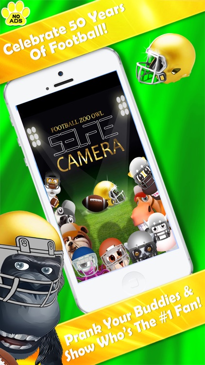 Football Zoo Owl Selfie Camera; 50+ Super Stickers