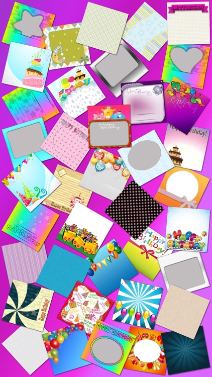 Birthday Photo Frames and Stickers