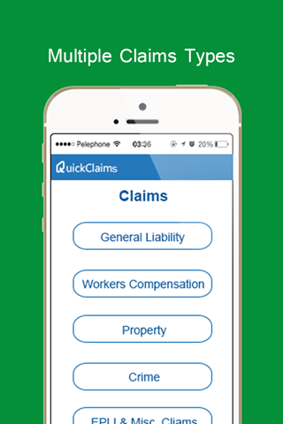 QuickClaims screenshot 2