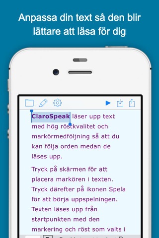 ClaroSpeak Svensk skolversion screenshot 2