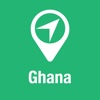 BigGuide Ghana Map + Ultimate Tourist Guide and Offline Voice Navigator