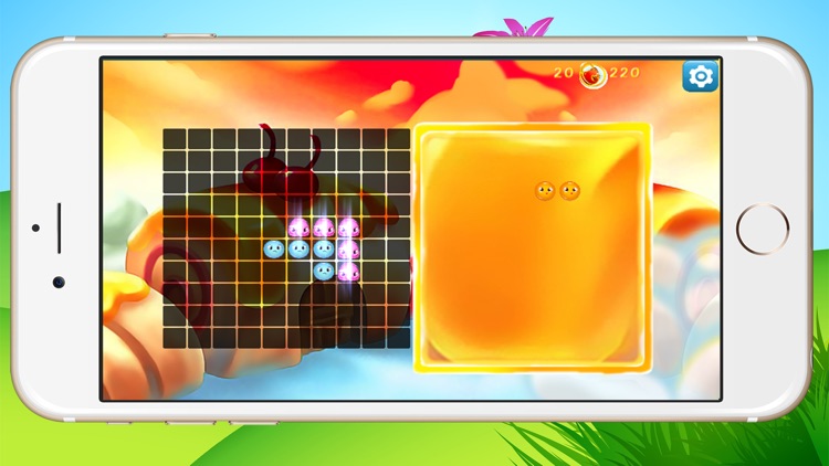 Jewel Puzzle Block Launcher Legend - Tasty Jelly and torrid blaze Bricks screenshot-3