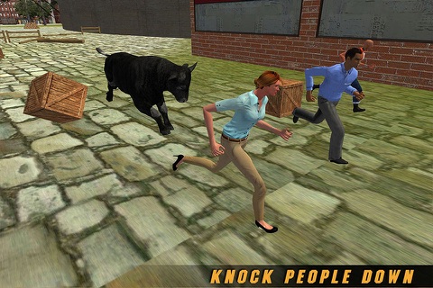 Angry Bull Fighter Simulator: Real 3D crazy bull riding simulation game screenshot 4