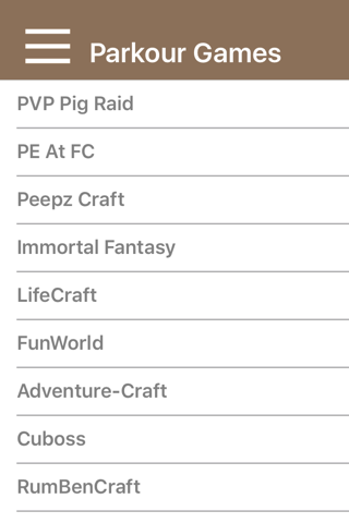 Parkour Servers For Minecraft Pocket Edition screenshot 3