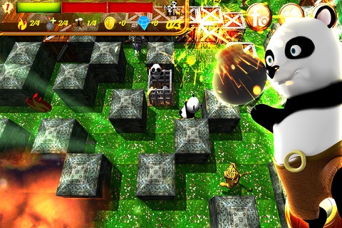 Hero Panda Bomber: 3D Adventure screenshot 3