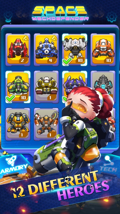 Space:MechDefender by Kod Games Inc.
