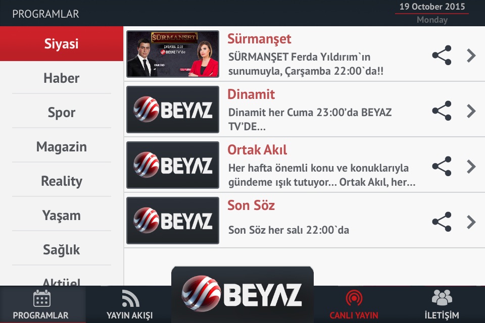 Beyaz TV screenshot 3