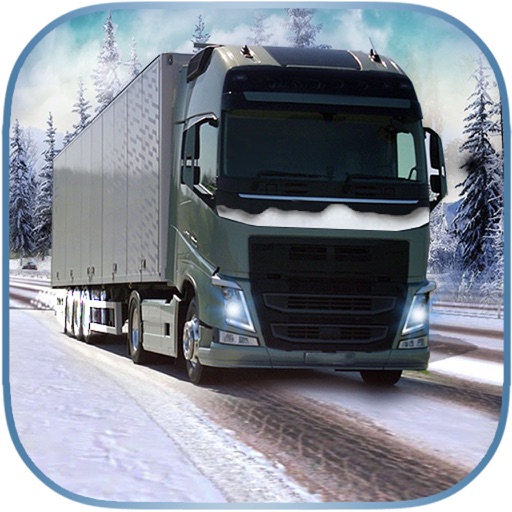 Winter Road Trucker Sim 3D Icon
