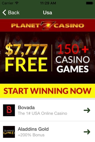 Online Gambling - Real Money Casino Games and Deposit Bonus screenshot 2