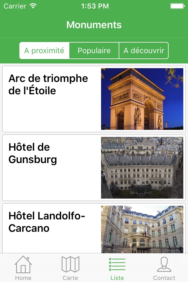Monuments - Guide Touristique des Monuments Historiques de Paris et de Province screenshot 4