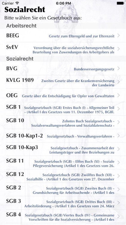 Sozialrecht für iPhone und iPad