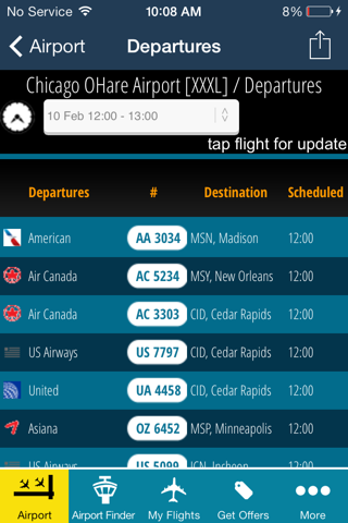 Chicago Airport Info + Radar screenshot 3