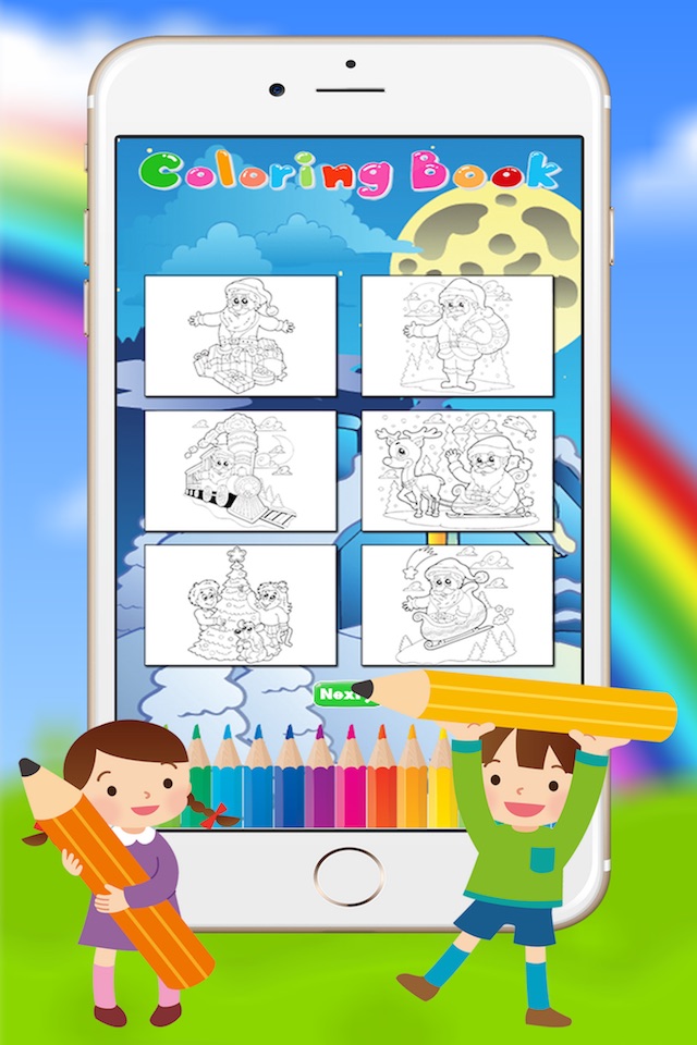 Christmas & Santacros Coloring Book for Kids screenshot 4