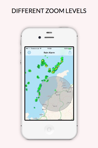 Rain Alarm Live Weather Radar screenshot 3