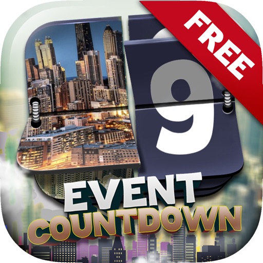 Event Countdown Beautiful Wallpaper  - “ City & Town ” Free icon