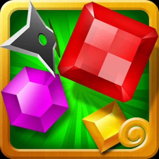 Diamond Jewels Ninja Mania-diamond game and match jewels icon