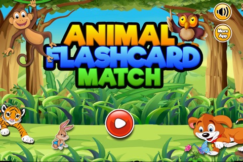 Animal Flashcard Match Puzzle Game For Toddlers screenshot 2