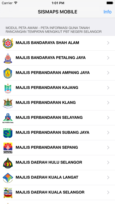 How to cancel & delete SISMAPS - Sistem Maklumat Perancangan Negeri Selangor from iphone & ipad 1