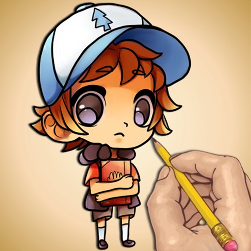 Drawing Lessons Gravity Falls Characters Version icon