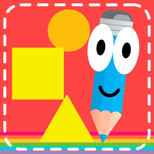 Montessori tracing and coloring games for kindergarten kids Icon