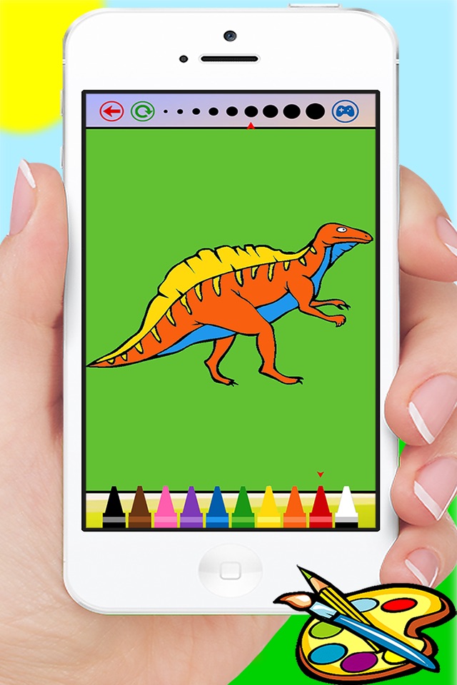 Dinosaur Coloring Book - Dino Drawing for Kids Free Games screenshot 3