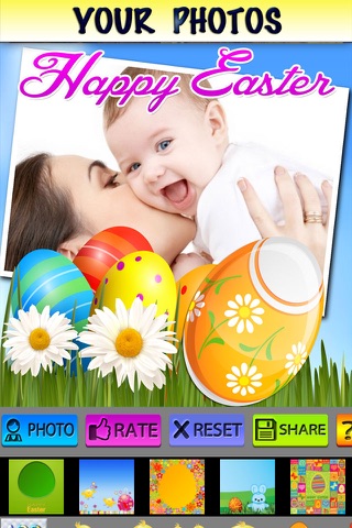 Happy Easter Photo Frames and Stickers screenshot 4