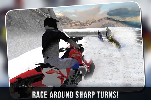 Super Snow Bike Crazy Moto Rider 3D screenshot 2
