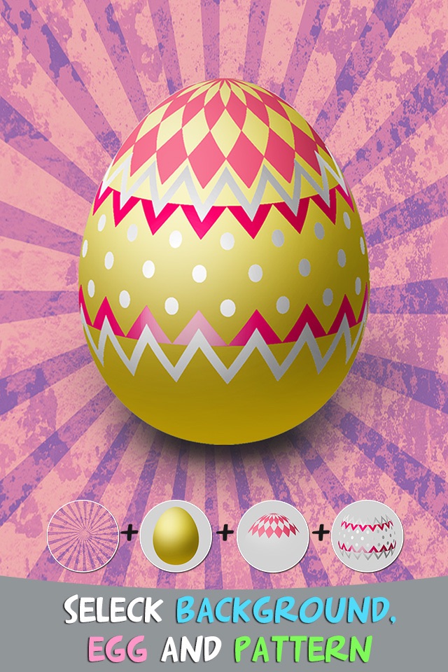 Easter Egg Painter - Virtual Simulator to Decorate Festival Eggs & Switch Color Pattern screenshot 2