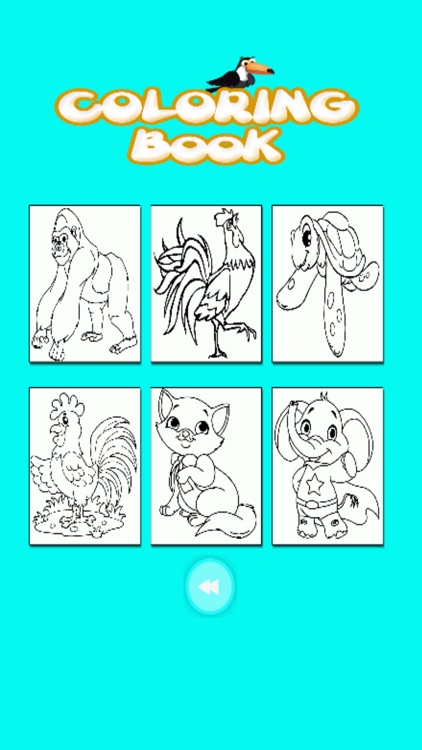 Kids Coloring Book - Cute Animals 2