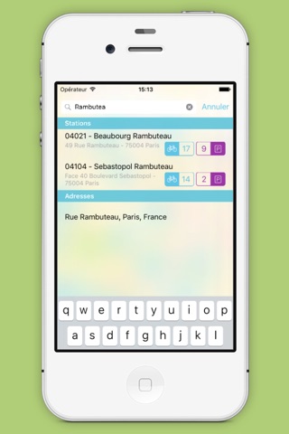 Vélib', app officielle screenshot 3