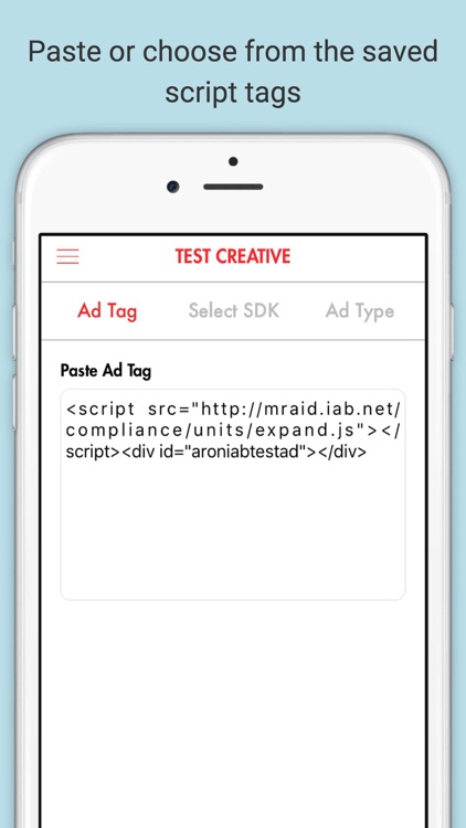 MRAID Ads SDK Tester