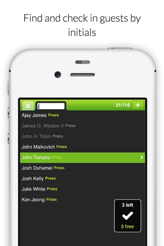 Guest List App | Attendium screenshot 2