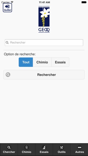 GEOQ - Groupe d'Étude en Oncologie du Québec(圖1)-速報App